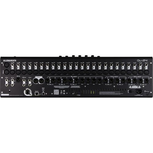  Allen & Heath Qu-24C 30-In/24-Out Digital Mixer (Chrome Edition)