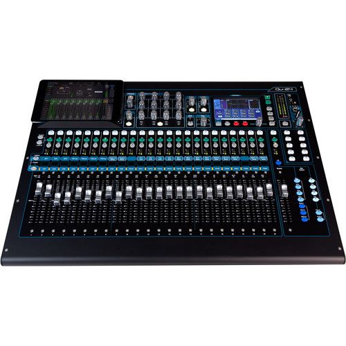  Allen & Heath Qu-24C 30-In/24-Out Digital Mixer (Chrome Edition)