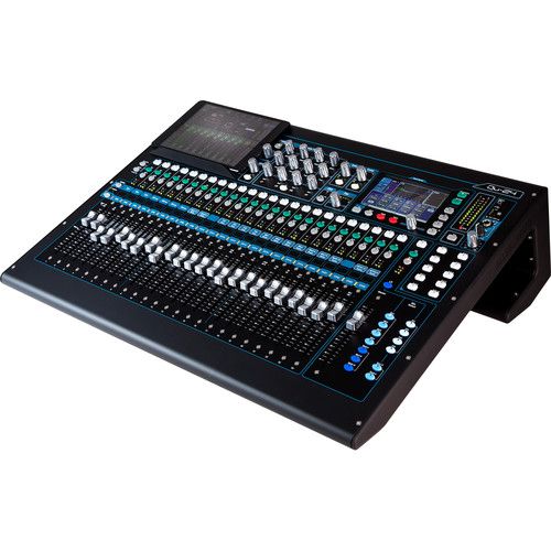  Allen & Heath Qu-24C 30-In/24-Out Digital Mixer (Chrome Edition)