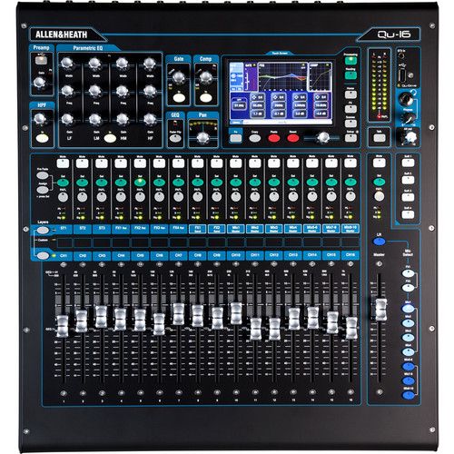  Allen & Heath Qu-16C Rackmountable Digital Mixer (Chrome Edition)