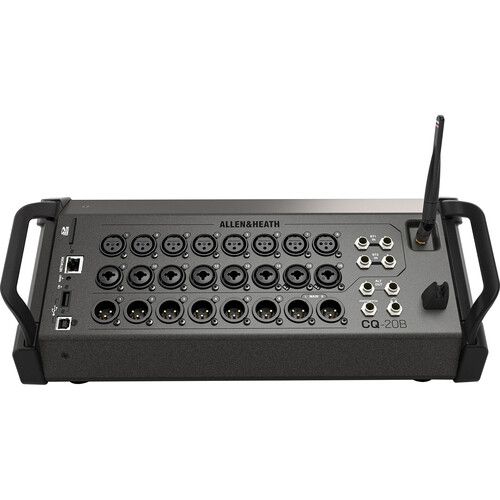  Allen & Heath CQ-20B Ultracompact 20-Channel Digital Mixer (Rackmount/Stagebox)