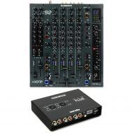 Allen & Heath Xone:92 Analogue DJ Mixer and Reloop Flux 3-channel 6x6 DVS Interface for Serato DJ Pro Bundle