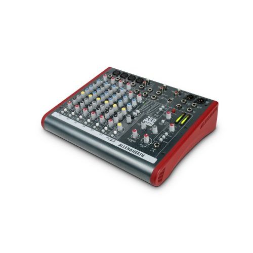  Allen & Heath ZED-10FX Four Mono MicLines with 2 Active D.I, 3 Stereo Line Inputs and Onboard Effects