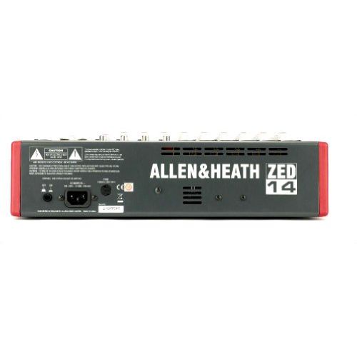  Allen & Heath ZED-14 14-Channel Mixer with USB Interface