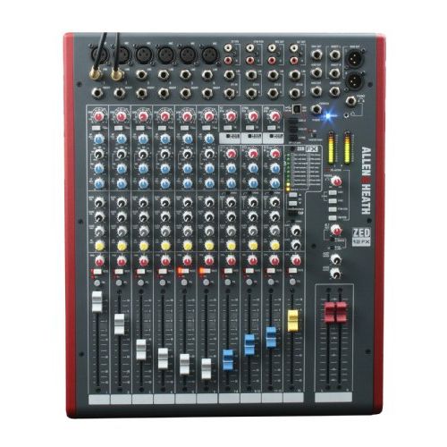  Allen & Heath ZED-12FX 12-Channel Mixer with USB Interface and Onboard EFX