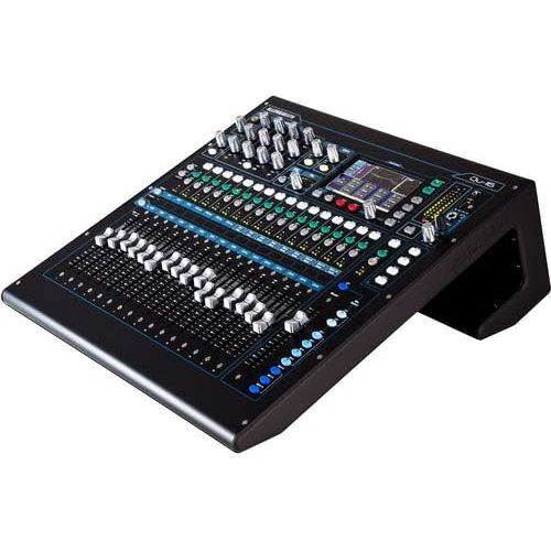  Allen & Heath QU-16C Rack Mountable Compact Digital Mixer, Chrome Edition + QU-16-RK19 Rack Mount Kit for QU-16 Digital Mixer (19-Inch) + Audio-Technica ATH-M50x Professional Studi