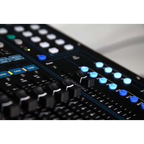  Allen & Heath QU-24C 30 In24 Out Compact Digital Mixer, Chrome Edition