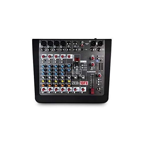  Allen & Heath ZEDi-10FX Compact Hybrid MixerUSB Interface + Gator Cases G-MIXERBAG + Headphone + XLR Mic Cable + Instrument Cable & Stereo Cable