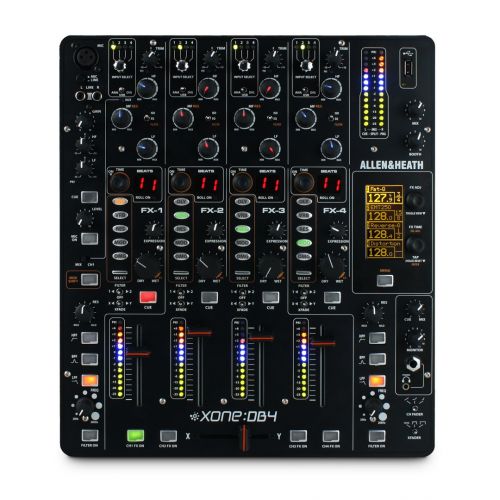  Allen & Heath Xone:DB4 4 Channel Digital DJ Mixer With Effects