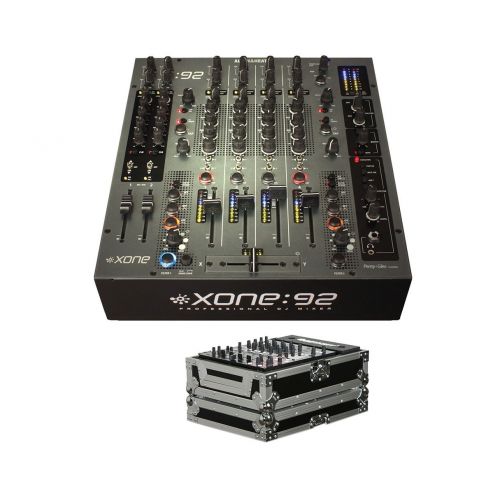  Allen & Heath Xone:92 Fader 6-Channel DJ Mixer + Odyssey FZ12MIX Case