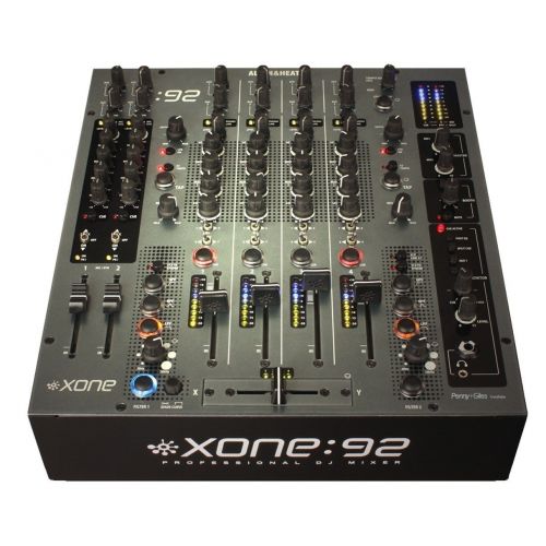  Allen & Heath Xone:92 Fader 6-Channel DJ Mixer + Odyssey FZ12MIX Case