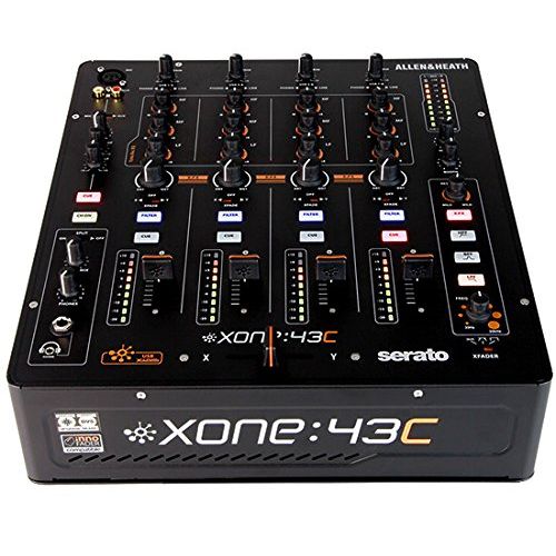  Allen & Heath Xone:43C High Performance 4+1 Channel DJ Mixer with Soundcard (AH-XONE:43C)