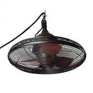 Allen + roth Allen + Roth 20-in Valdosta Dark Oil Rubbed Bronze Outdoor Ceiling Fan