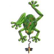 Allen Designs Frog Fly Pendulum Clock