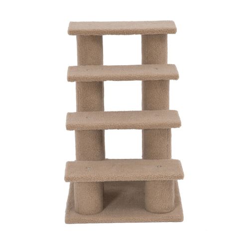  Allgoodsdelight365 allgoodsdelight365 24 Cat Tree 4-Step Stairway Perch Scratcher Pet Steps Stairs Dog Ramp Ladder