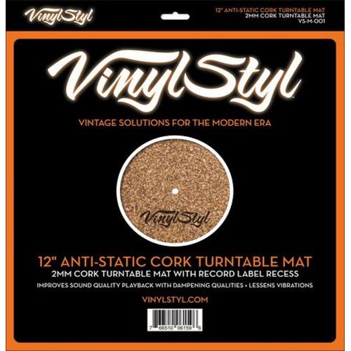  Alliance Vinyl STYL 12 Anti-Static Cork Turntable Mat