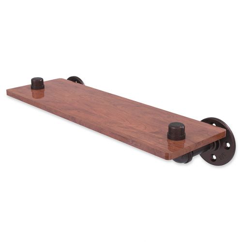  Allied Brass Pipeline Collection Ironwood Shelf