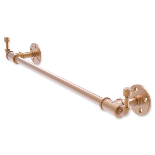  Allied Brass Pipeline Collection Towel Bar with Integrated Hooks