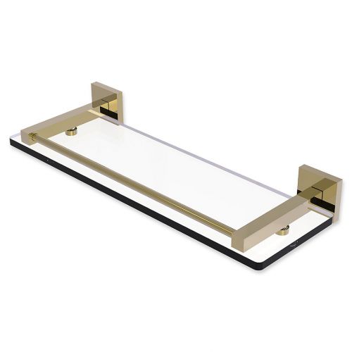  Allied Brass Montero Collection Glass Shelf with Gallery Rail