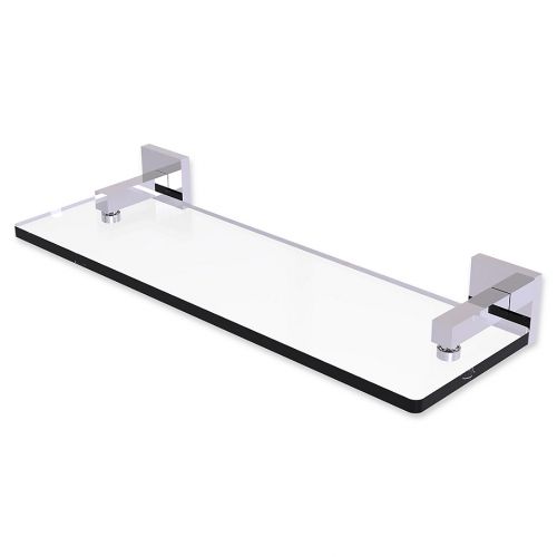  Allied Brass Montero Collection Glass Vanity Shelf with Beveled Edges