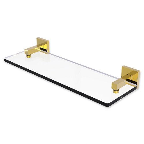  Allied Brass Montero Collection Glass Vanity Shelf with Beveled Edges