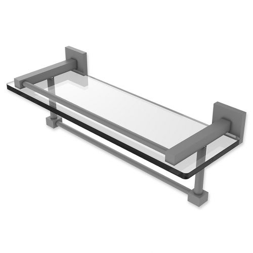  Allied Brass Montero Collection Gallery Glass Shelf with Towel Bar