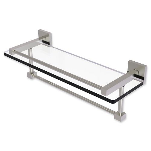  Allied Brass Montero Collection Gallery Glass Shelf with Towel Bar