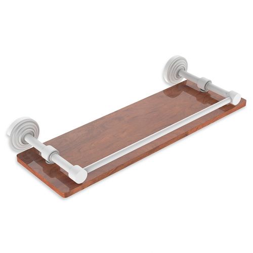  Allied Brass Waverly Place Collection IPE Ironwood Shelf with Gallery Rail