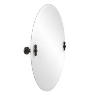 Allied Brass RD-91-ORB Frameless Oval Tilt Mirror with Beveled Edge Oil Rubbed Bronze