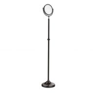 Allied Brass DMF-2/2X-ORB Adjustable Height Floor Standing Make-Up Mirror 8 Inch Diameter with 2X Magnification Oil Rubbed Bronze