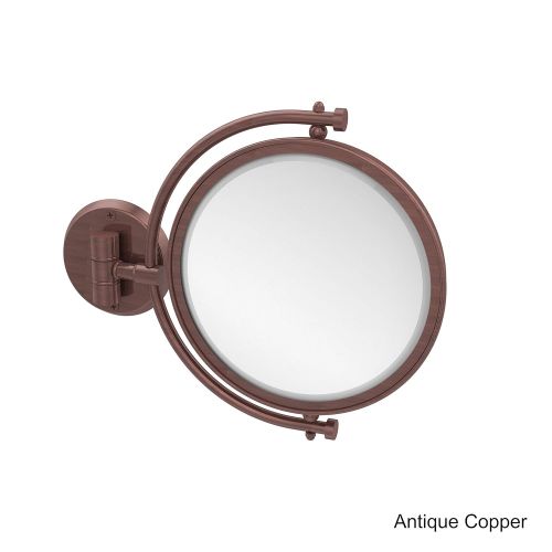  Allied Brass WM-4/3X-BBR 8 Inch Wall Mounted Make-Up Mirror 3X Magnification Brushed Bronze