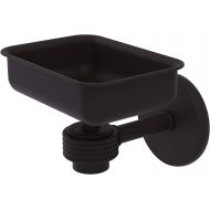 Allied Brass 7132G-ORB Satellite Orbit One Wall Mounted Groovy Accents Soap Dish, Oil Rubbed Bronze