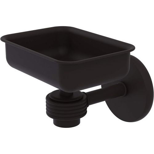  Allied Brass 7132G-ORB Satellite Orbit One Wall Mounted Groovy Accents Soap Dish, Oil Rubbed Bronze