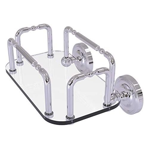  Allied Brass GT-2-PR-PC Prestige Wall Mounted Guest Towel Holder, Polished Chrome