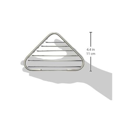  Allied Brass BSK-10ST-PC Solid Corner Shower Basket, Polished Chrome