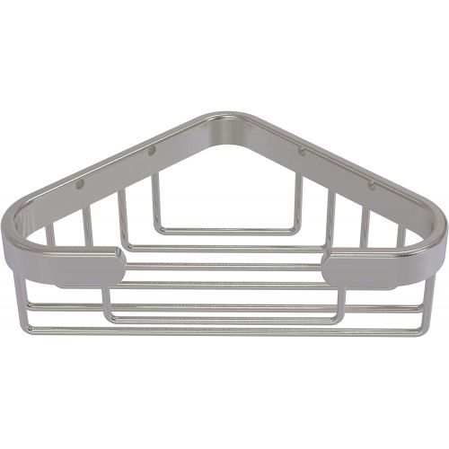  Allied Brass BSK-10ST-PC Solid Corner Shower Basket, Polished Chrome