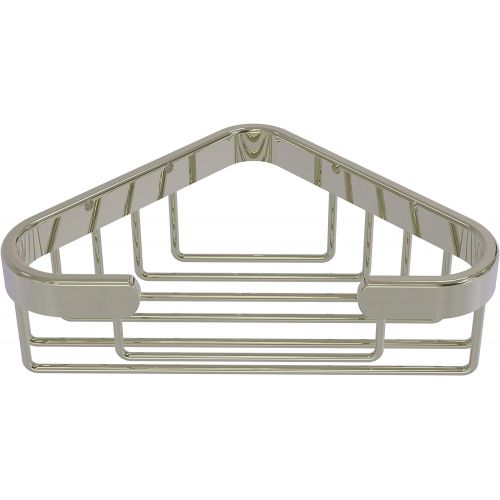  Allied Brass BSK-10ST-PC Solid Corner Shower Basket, Polished Chrome