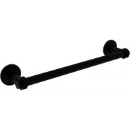 Allied Precision Industries Allied Brass 2051D/18-BKM Continental Collection 18 Inch Dotted Detail Towel Bar, 18-Inch, Matte Black