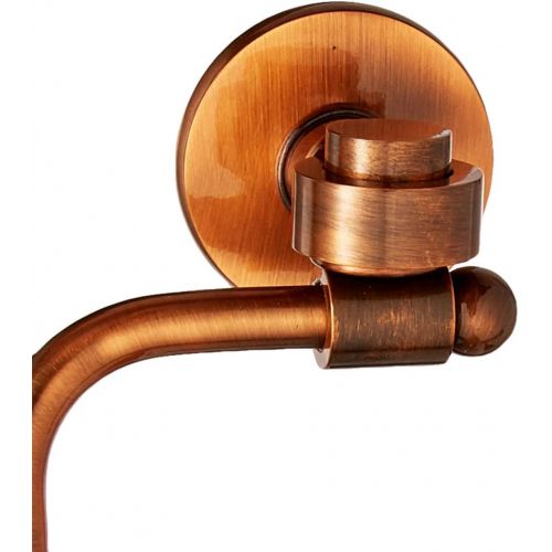  Allied Brass 2024E-CA Continental Collection Europen Style Tissue Toilet Paper Holder, Antique Copper