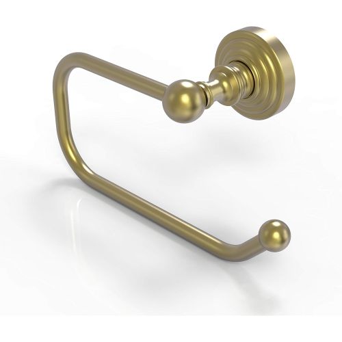  Allied Precision Industries Allied Brass WP-24E-SBR Waverly Place Collection European Style Tissue Toilet Paper Holder, Satin Brass