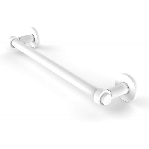  Allied Brass 2051/24 Continental Collection 24 Inch Towel Bar, Matte White