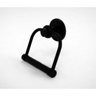 Allied Precision Industries Allied Brass 924T-BKM Mercury Collection 2 Post Tissue Twisted Accents Toilet Paper Holder, Matte Black