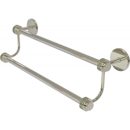  Allied Brass 7272D/24 24 Inch Double Towel Bar, Polished Nickel