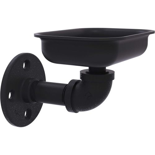  Allied Brass P-600-WSD Pipeline Collection Wall Mounted Soap Dish, Matte Black