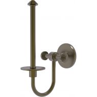 Allied Precision Industries Allied Brass SB-24U-ABR Southbeach Collection Upright Tissue Toilet Paper Holder, Antique Brass