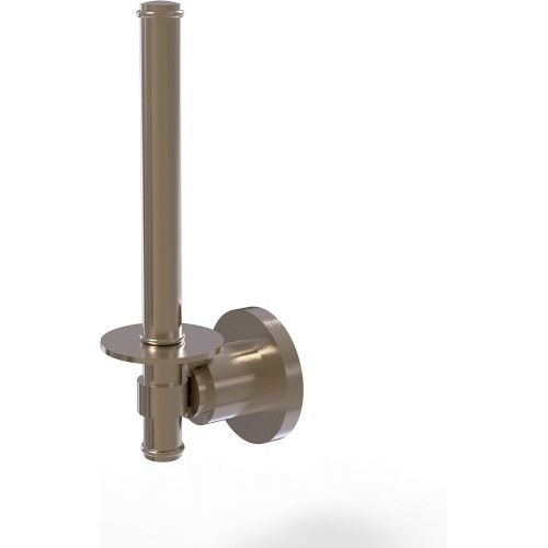  Allied Brass WS-24U-PEW Washington Square Collection Upright Tissue Toilet Paper Holder, Antique Pewter