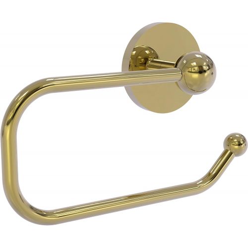  Allied Precision Industries Allied Brass P1024E Prestige Skyline Collection European Style Tissue Toilet Paper Holder, Unlacquered Brass