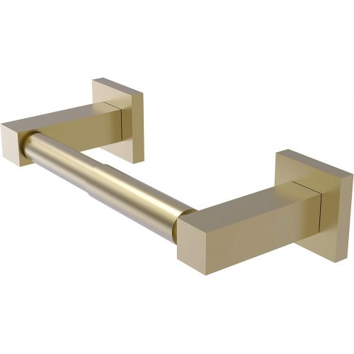  Allied Precision Industries Allied Brass MT-24 Montero Collection Contemporary Two Post Tissue Toilet Paper Holder, Satin Brass