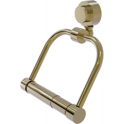  Allied Precision Industries Allied Brass 424 Venus Collection 2 Post Tissue Toilet Paper Holder, Unlacquered Brass