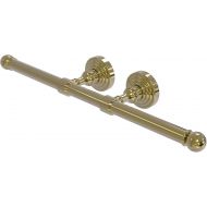 Allied Precision Industries Allied Brass WP-24-2 Waverly Place Collection Double Roll Tissue Toilet Paper Holder, Unlacquered Brass